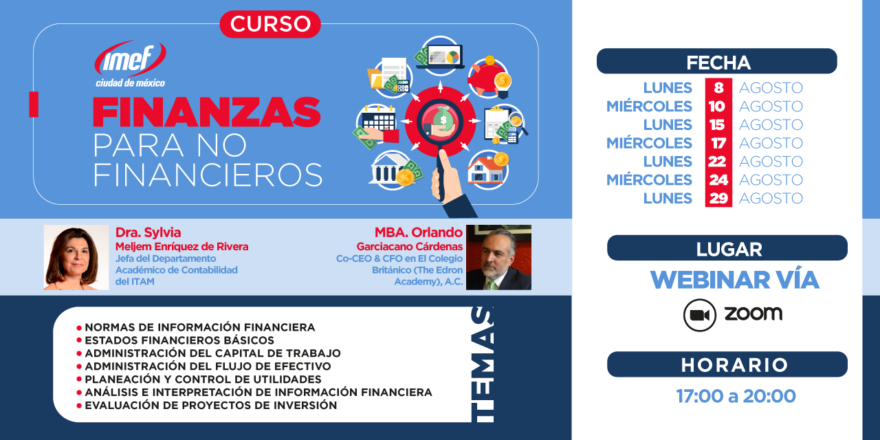 Curso De Finanzas Para No Financieros Imef Cdmx